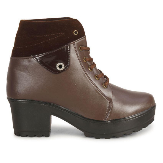 Saheb - Brown Women's Ankle Length Boots - None