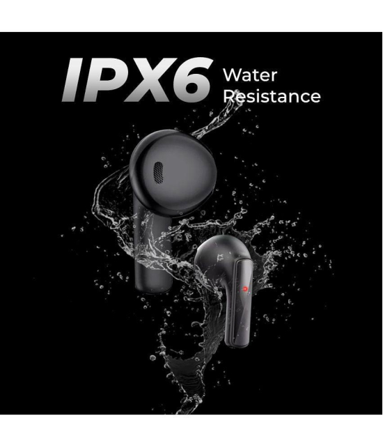 BLUNT Air 1 Earbuds In Ear Bluetooth Earphone 6 Hours Playback Bluetooth IPX6(Water Resistant) Active Noise cancellation -Bluetooth V 5.1 Black