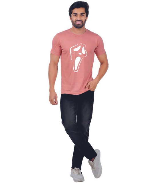 ferocious - Light Pink Cotton Regular Fit Men's T-Shirt ( Pack of 1 ) - None