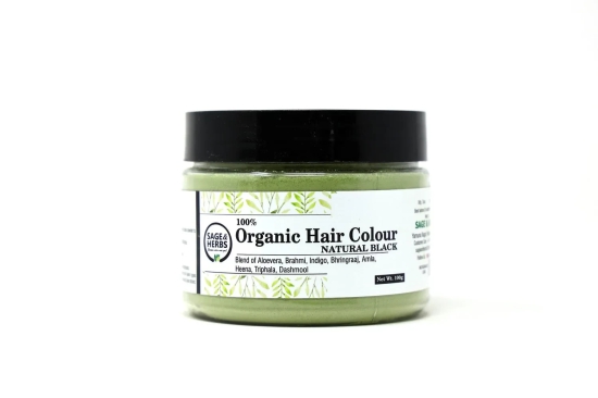 Organic Hair Colour (Soft Black)-150 g