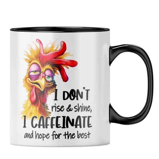 Caffeinate Coffee Mug-Dark Blue