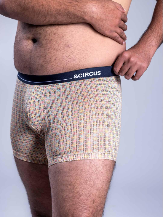 Men's Boxer-briefs - Herringbone-2XL