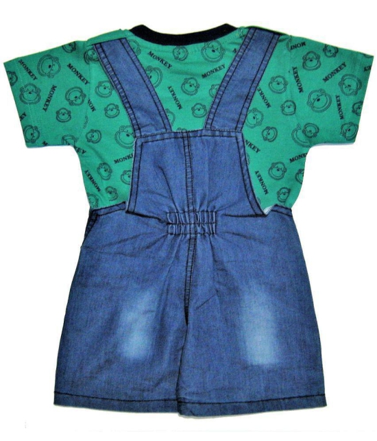 Wise Guys Dungaree Set For Baby Boys & Baby Girls - None