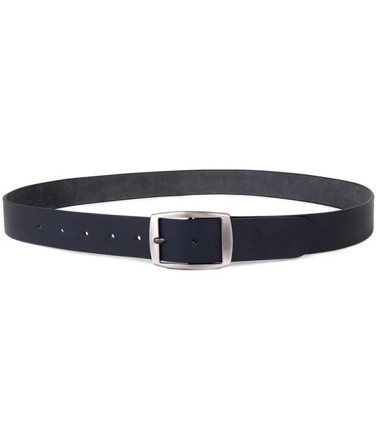 Loopa - Black Faux Leather Mens Formal Belt ( Pack of 1 ) - None