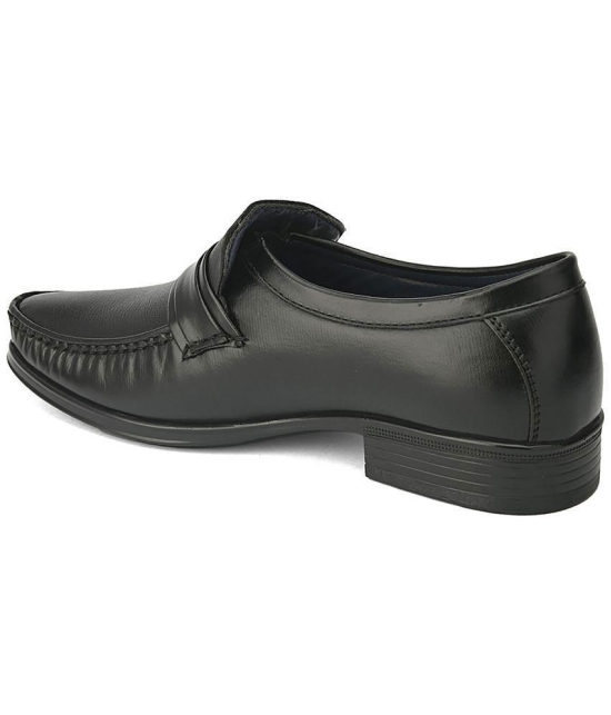 Leeport - Black Men's Slip On Formal Shoes - 9