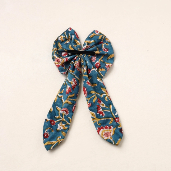 Handmade Fabric Butterfly Bow Hair Clip 01