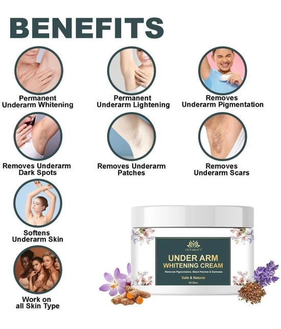 Intimify Underarm Whitening Cream, Skin Brightening Cream, Neck Whitening Cream 50 Gms