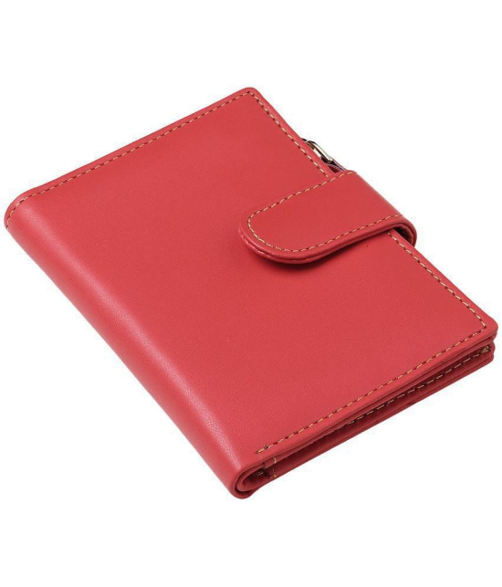 samtroh - PU Red Womens Card Holder ( Pack of 1 ) - Red