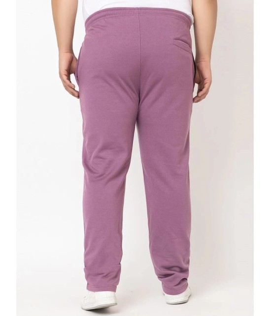 YHA Mauve Fleece Mens Trackpants ( Pack of 1 ) - None