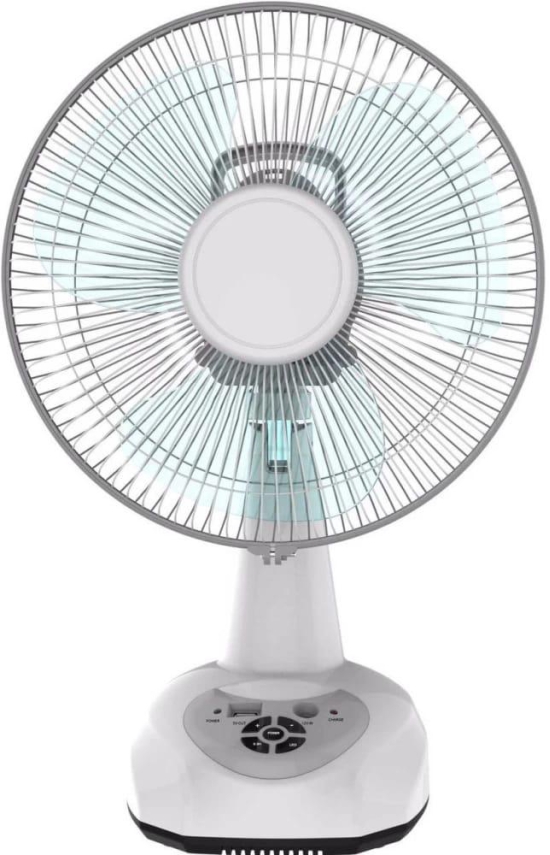 AC/DC RECHARGEABLE FAN WITH BATTERY