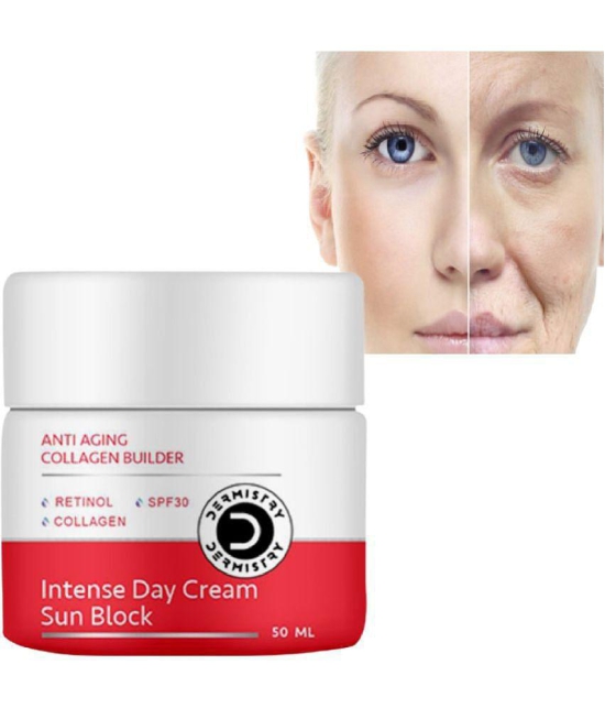 Dermistry Anti Aging Retinol Collagen SPF 30 Day Repair Cream Removes Fine Lines Wrinkles Puffiness Moisturizer Reverses Signs of Ageing Skin Repair Firming Brightening Lightening Transformi