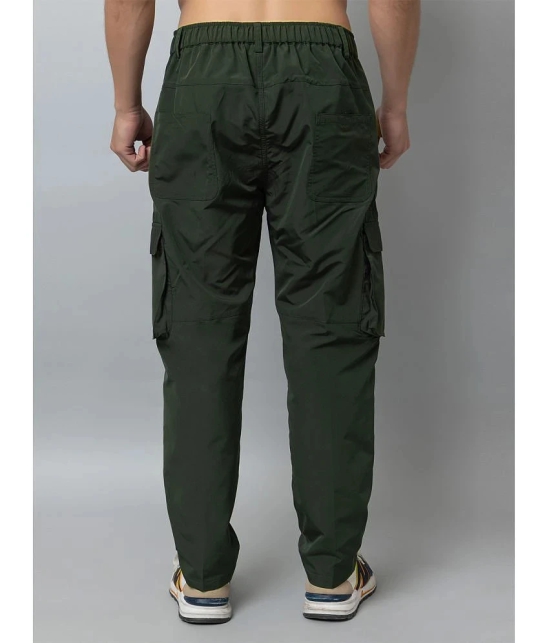 YHA Olive Green Polyester Mens Sports Trackpants ( Pack of 1 ) - None