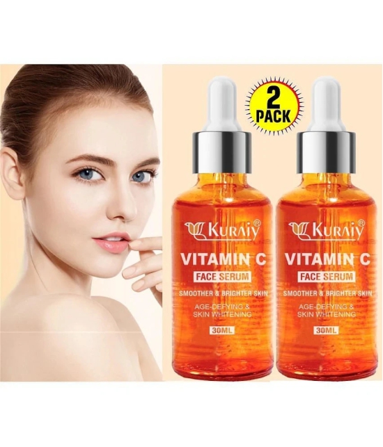 KURAIY Vitamin C Orange Face Serum For Radiant Glow For All Skin Type 30ml ( Pack of2 )