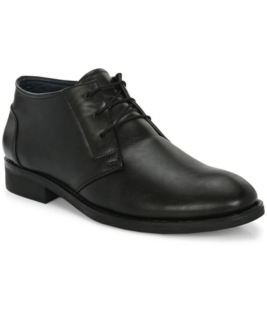 Leeport Black Mens Formal Boots - None