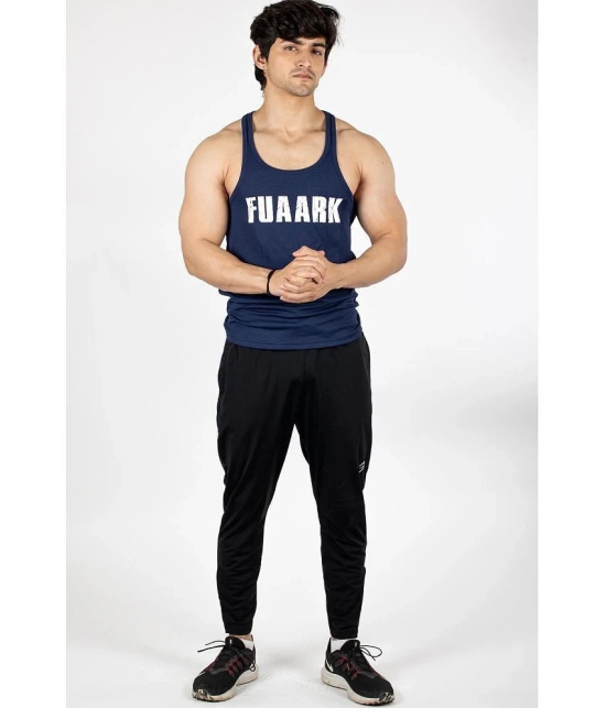 Fuaark - Navy Polyester Slim Fit Mens Tanks ( Pack of 1 ) - None