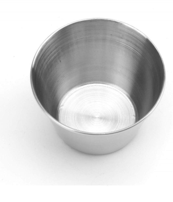 HomePro - Sauce Cup Stainless Steel Chip&Dip Bowl 75 mL ( Set of 12 ) - Silver