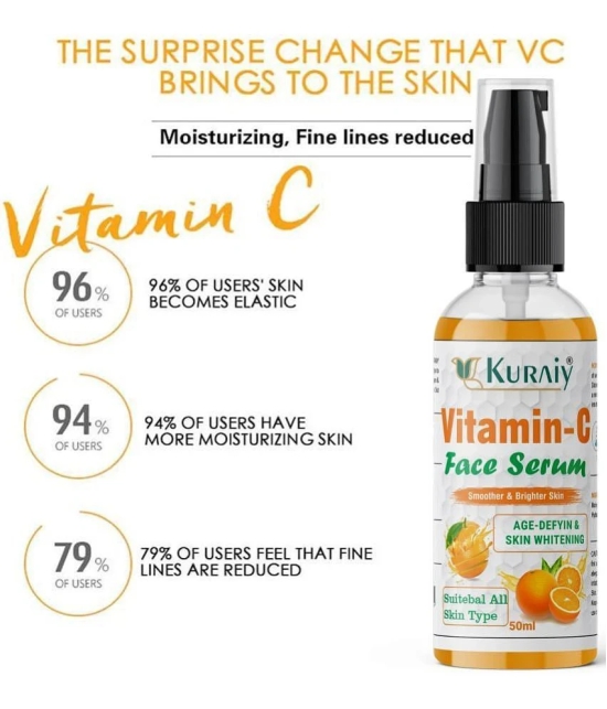 KURAIY Vitamin C Face Serum For Radiant Glow For All Skin Type 50ml ( Pack of1 )