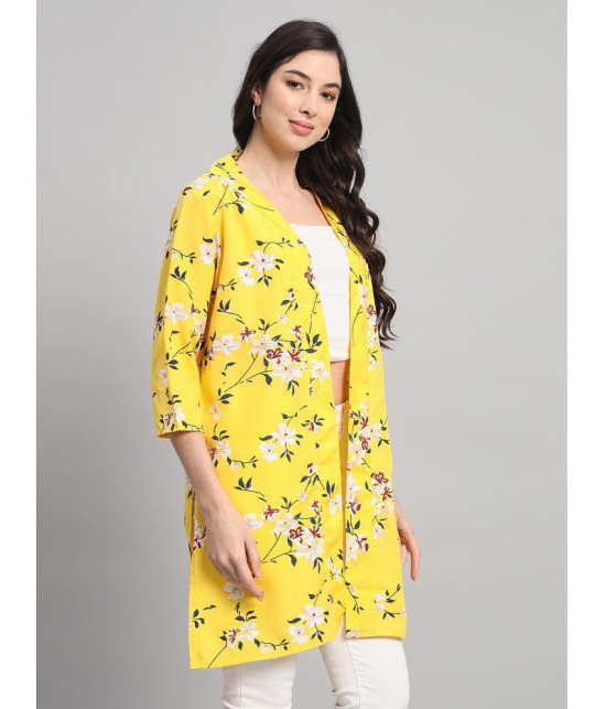 Curvydrobe Crepe Womens Shrugs - Yellow ( Single ) - None