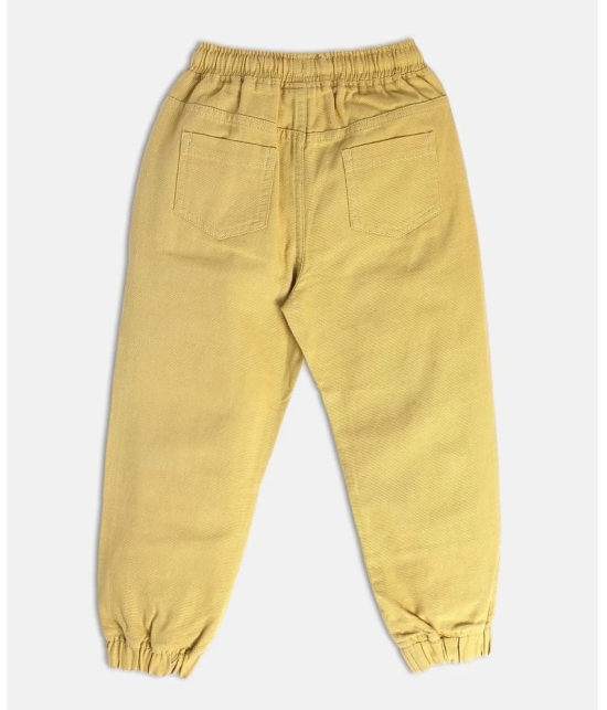 MINI KLUB - Beige Cotton Boys Trousers ( Pack of 1 ) - None