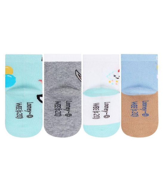 Looney Tunes Newborn Baby Socks By Bonjour- Pack Of 4 - 1-2 years