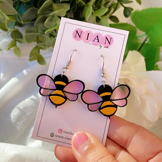 Baby Bee Earrings