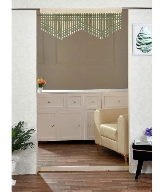 Smart Traders Single Door Beaded String Curtain - Green