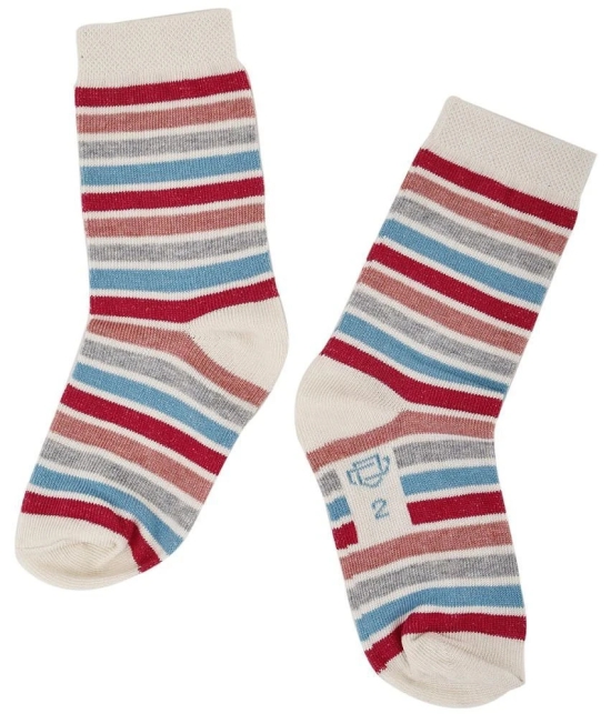 Dollar Socks Multicolor Cotton Blend Boys Ankle Length Socks ( Pack of 3 ) - 3-4 years