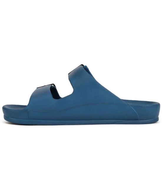 Aqualite Blue Mens Slide Flip Flop - None