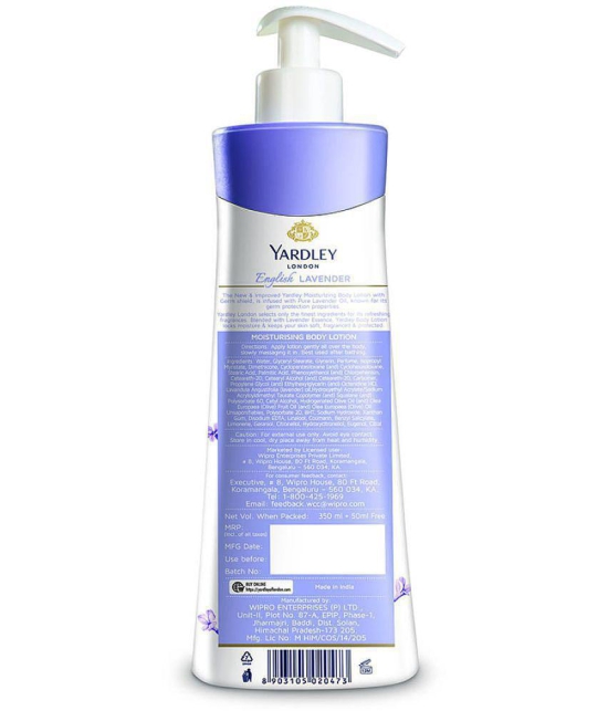 Yardley London - Daily Care Lotion For All Skin Type 350 ml ( Pack of 1 )