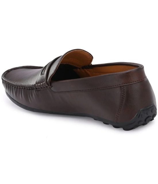 Leeport - Brown Mens Slip on - 10