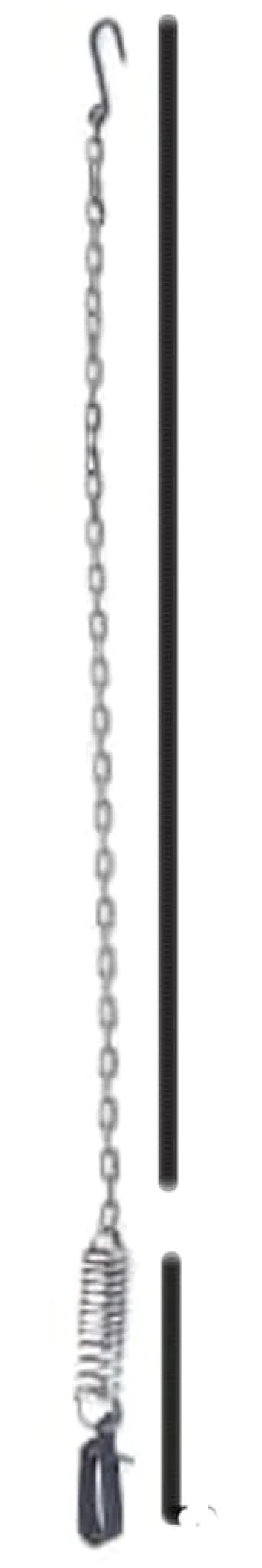 MiiArt 5 feet Iron Chain with 2 Hook & Spring Chain Iron Light Hanging Chain Rod