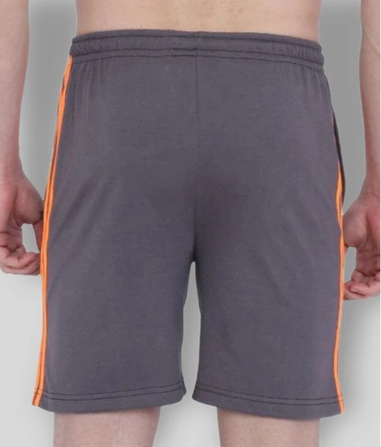 Neo Garments - Grey Cotton Mens Shorts ( Pack of 1 ) - None