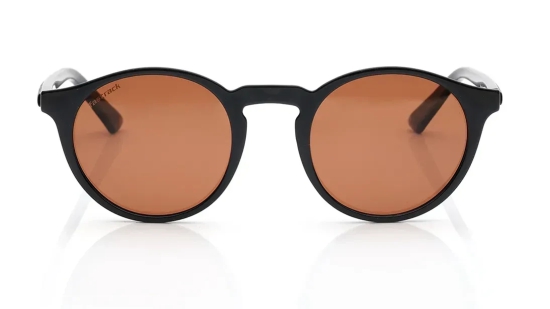 Brown Round Sunglasses for Unisex