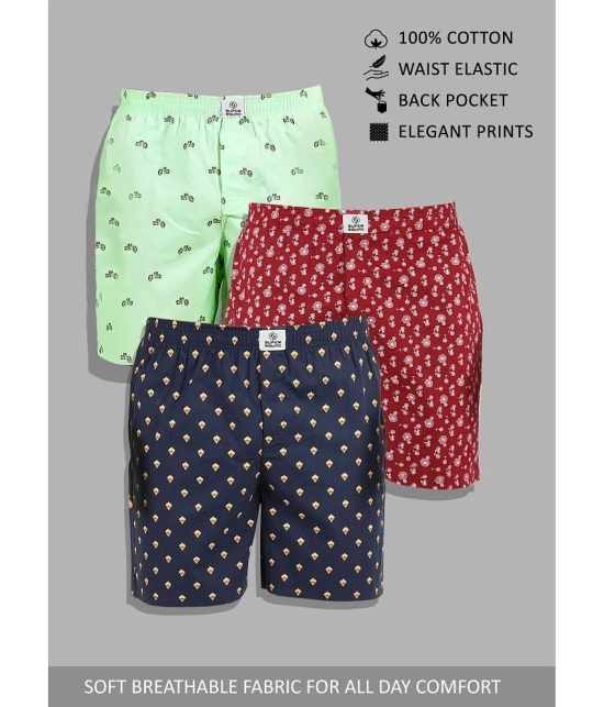 Cotton Mens Boxer - (Pack of 3) - None