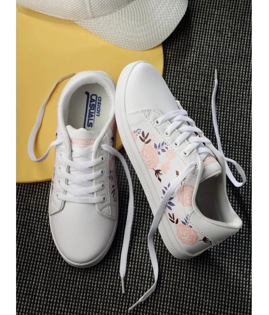 ASIAN White Womens Sneakers - None