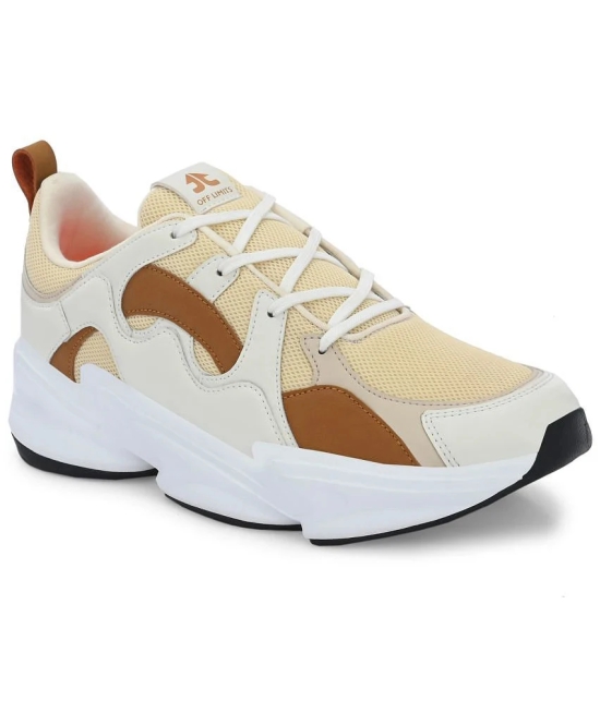 OFF LIMITS DIABLO Cream Mens Sports Running Shoes - None