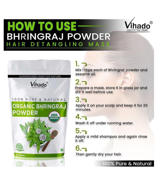 Vihado Natural Bhringraj Powder Hair Mask 50 g