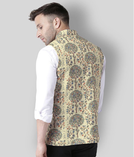 Hangup Multi Cotton Blend Nehru Jacket - None