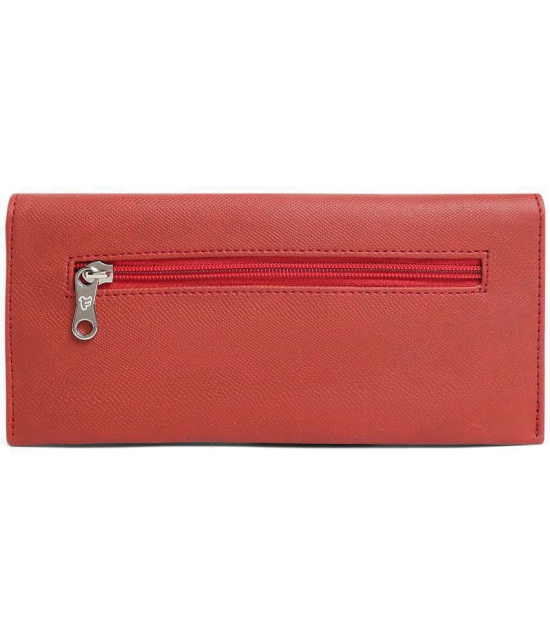 Fostelo - Red Faux Leather Purse - Red