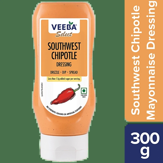 Veeba Chipotle Southwest Dressing, 300 Gm