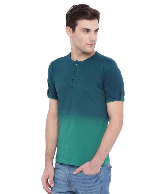 Campus Sutra - Blue Cotton Regular Fit Mens T-Shirt ( Pack of 1 ) - XL