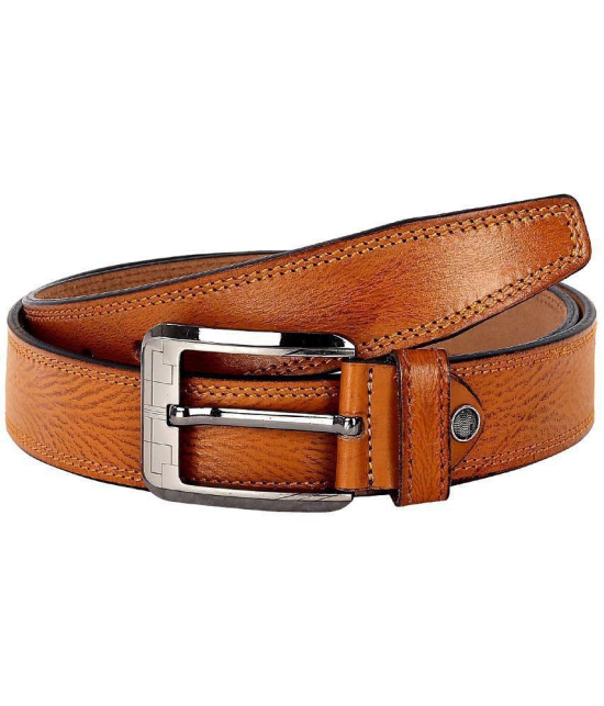 Leather World - Leather Men's Casual Belt ( Pack of 1 ) - None