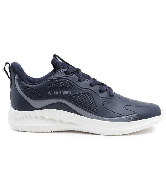 Action - Sports Running Shoes Navy Mens Sports Running Shoes - None