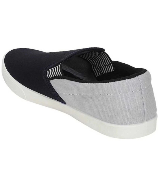 BRUTON Gray Mens Slip on - 8