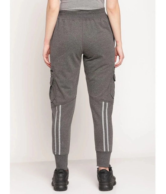 Uzarus - Grey Cotton Womens Yoga Joggers ( Pack of 1 ) - None