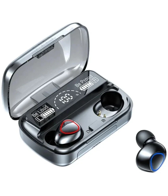 VERONIC M10 Bluetooth True Wireless (TWS) In Ear 30 Hours Playback Low Latency,Powerfull bass IPX4(Splash & Sweat Proof) Black