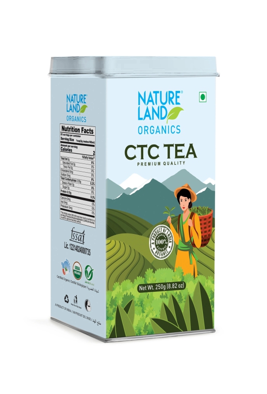 Natureland Organics CTC Tea, 250 gm