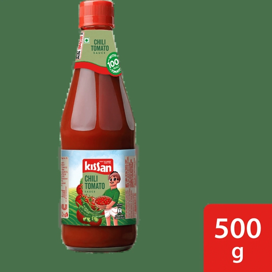 Kissan Twist Chilli Tomato Sauce, 500 gms