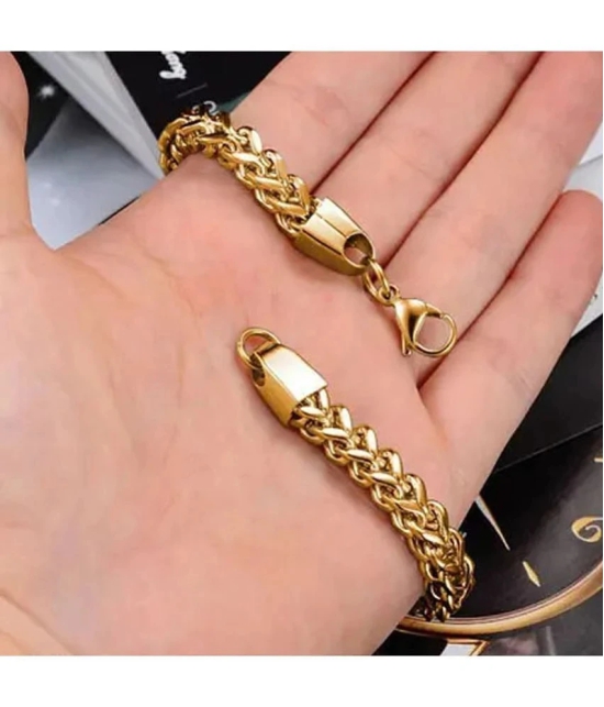 FASHION FRILL Gold Bracelet ( Pack of 1 ) - None