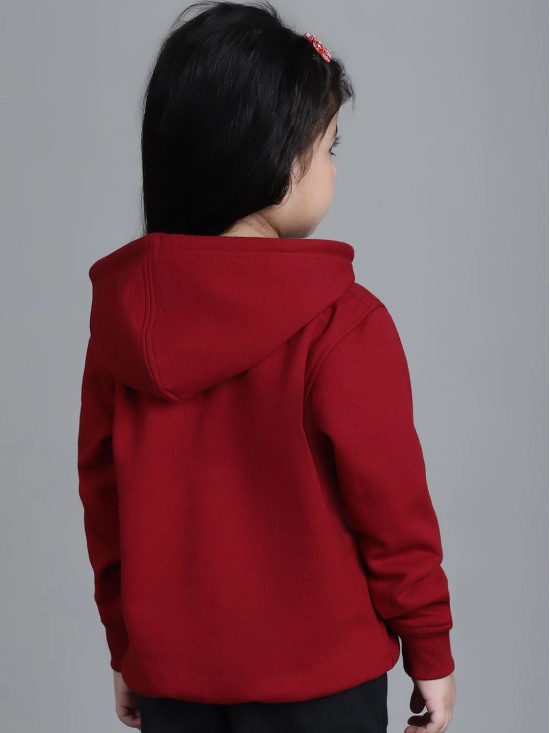 MINI & MING the winter wardrobe Girls Solid Hooded Sweatshirt